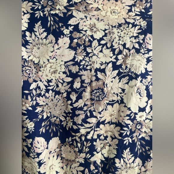 Sezane Country Flowers Dress in Navy and Cream | Size 34 | US Size 2 - Picture 12 of 12